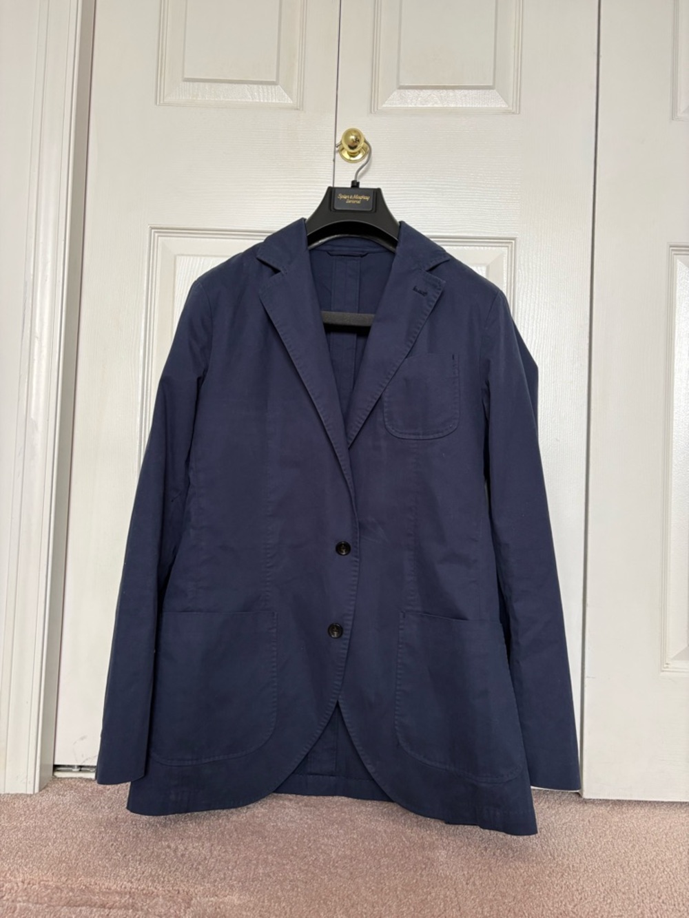 SPIER & MACKAY Navy Sport Coat 38L